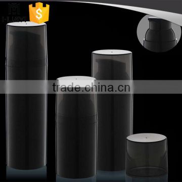 wholesale 30ml PP plastic elegant black airless bottle