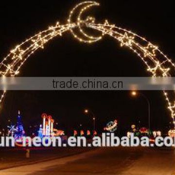 Christmas Led Arch Shape Street Light Motif for outdoor decoration
