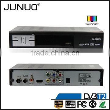 JUNUO shenzhen manufacture Best quality low price 1080p HD mstar 7t01 dvb-t2 tv decoder set top box Uganda