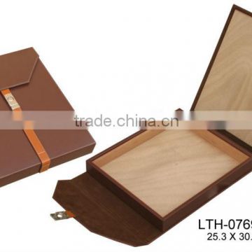 Simple Design Cigar travel humidor leather humidor