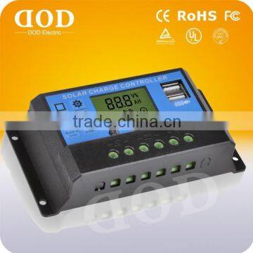 12/24v 10A 20A 30A pwm solar charge controller for solar system