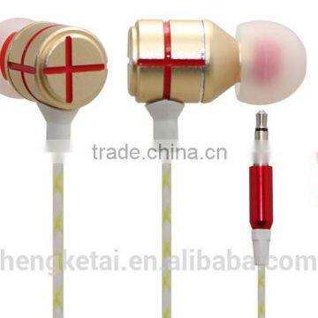 High quality ,metallic earphone,metal headphone with super bass