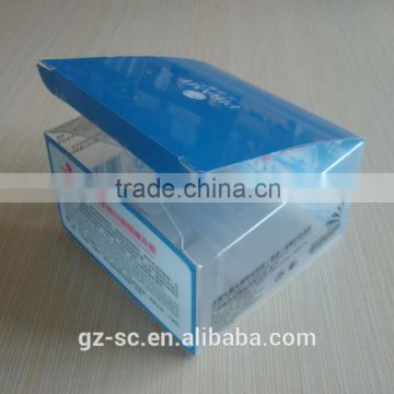 0.25-0.4C custom made printable very clear cosmetic products pp box, plastic box