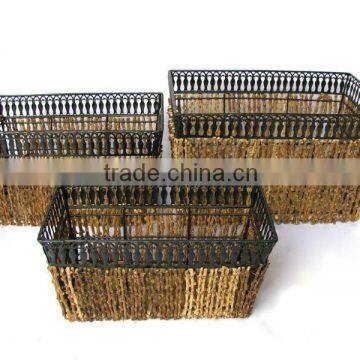 Fancy Natural Rattan Storage Basket