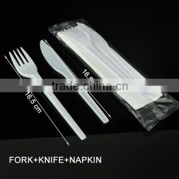 3 in 1 disposable plastic utensil