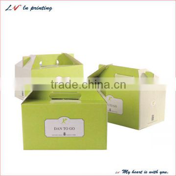 custom made fancy Luxury cardboard Coated paper cake box