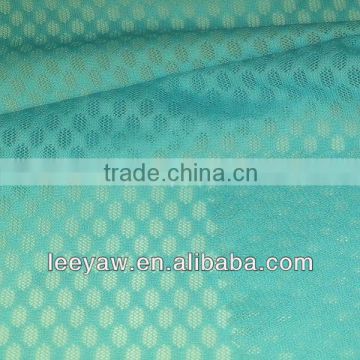100% poly tricot mesh fabric LT weight with wicking treatment