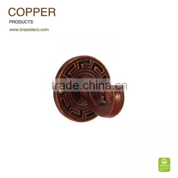 European design golden plated LU968-04 OC copper single robe hook