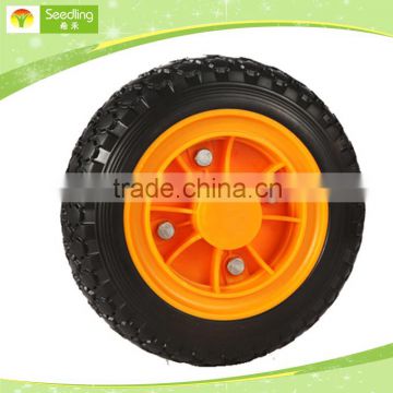 plastic wheels 10 inch wheel, 8 inch 12 inch rubber tire plastic wheelbarrow wheels