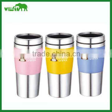 450ml stainless steel inner travel coffee thermal mugs tumblers