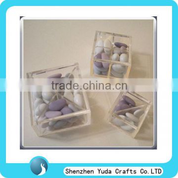Mini Acrylic Candy Bin,bride and groom wedding favor box,party favor boxes
