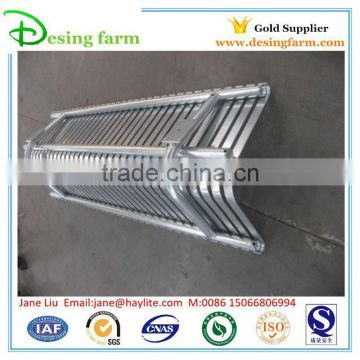 Outdoor metal park bench with customized size