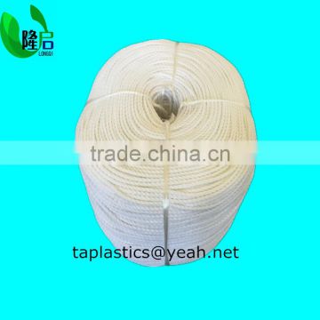 plastic polyethylene white / colored washline rope