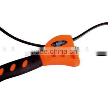 China factory of mini hand plastic adjustable strap wrench with rubber handle