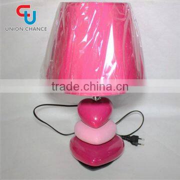 2014 Pink Ceramic Writing Table Lamps