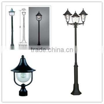 galvanized pole anchor street light pole yard lamp post