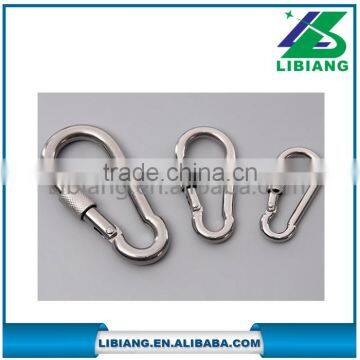 high quality stainless steel carabiner spring snap hook