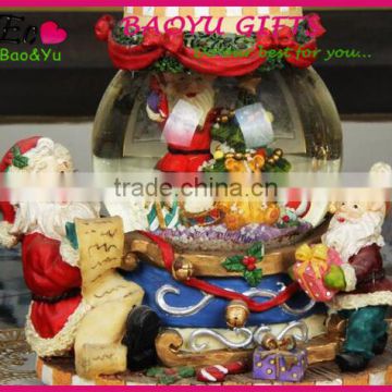 Decoration Christmas Gifts snow globe Resin snow globe crafts