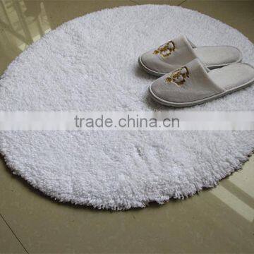 anti-slip round and oval cotton bath rug,bath mat