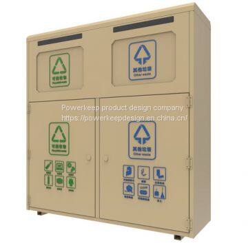 Solar trash bin ODM OEM service from Chinese product research and development company
