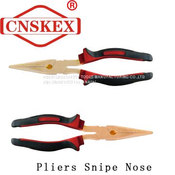 Non Sparking Pliers Snipe Nose Tools