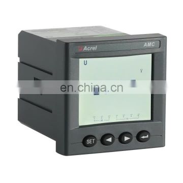 Acrel AMC72L-AV/CJM digital programmable panel voltmeter/rs485/1channel alarm output/2DI/2DO