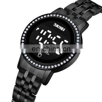 Luxury Digital Women Watch Skmei 1669 Ladies Hand Watch Touch Screen Watch