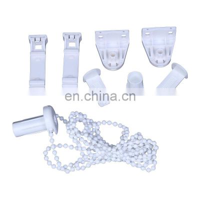 Chinese Factory 18mm Roller Blinds System Bracket Track Mechanism Safety Handle Chain Components Shade Parts Accessories