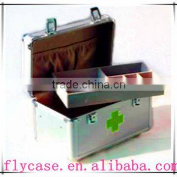 2014 hot selling aluminum medicine case/first aid kit/medical case