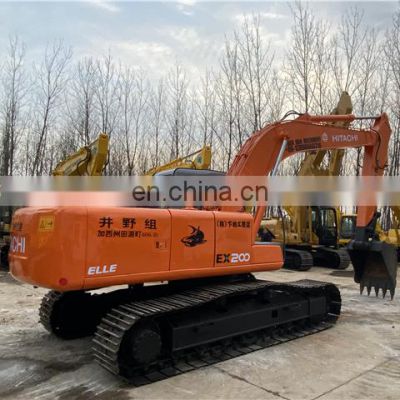 Hitachi excavator ex200-5 crawler hydraulic equipment ex200 digging machine ex200-3 ex200-2 for sale