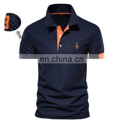 Customized High quality private brand Men's dry fit golf polo shirts Custom Sport short Sleeve man t Shirt