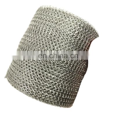 0.1 mm wire stainless steel 316 knitted wire mesh