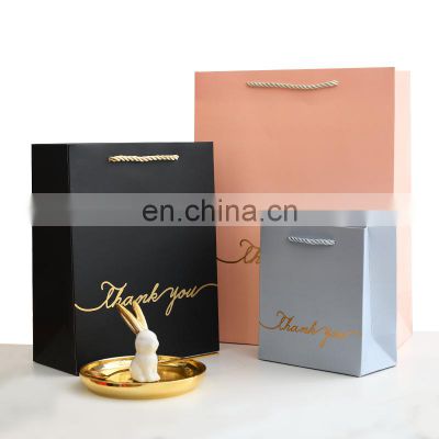 Wholesale Cheap Recycled Custom Cardboard Luxury Paper Gift Bags with Handle for Shopping Paper Bag with Your Own Logo
