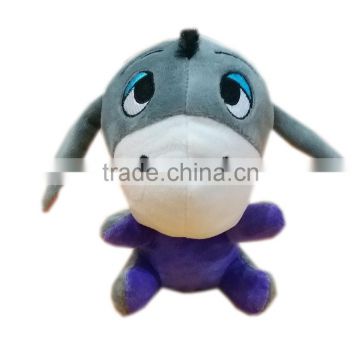 grey small donkey plush toy for sale