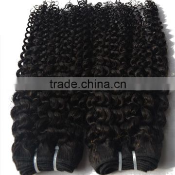 Qingdao Elegant Hair 7A European Curly bundles ,100% Human Virgin Hair no chemical processed