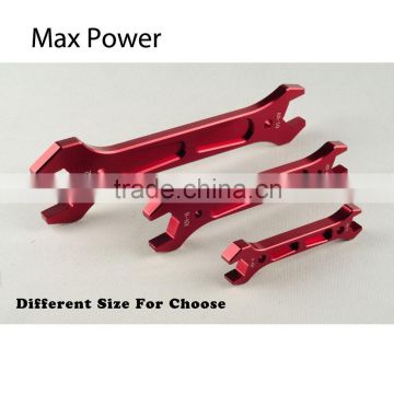 double-headed wrench open end wrench aluminum fittings wrench High quality aluminum alloy
