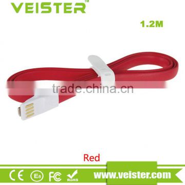 Veister 1.2M Magnet 5Pin Micro USB Data Charger Cable For Tablet Cellphone