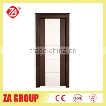 Good quality sunproof pvc glass wood door
