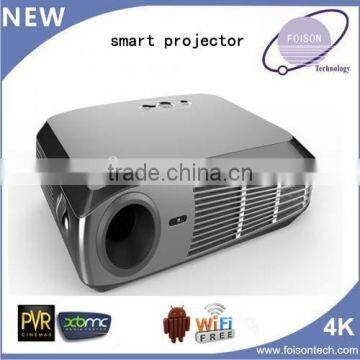 Foisonth LED projector of 1080P HDMI 2.0 H.264 and VP8 Smart Projector