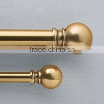 ball antique brass curtain pole cap