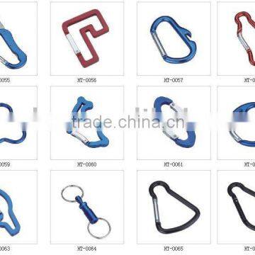 Colourful Aluminum Shaped Carabiner