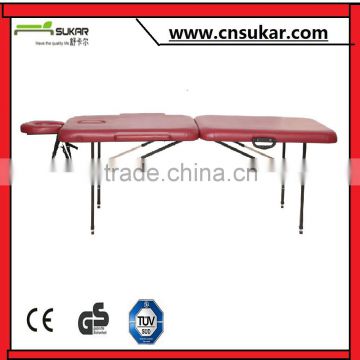 China Made Two Section Metal Massage Table
