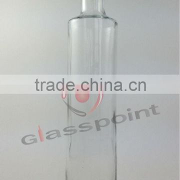 750cc round clear olive oil glass bottles