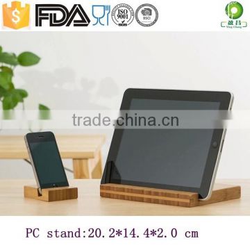 Bamboo wood computer stand Ipad stand