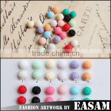 Easam 7mm 12 Colors small Hydrangea resin nail art decoration 3D
