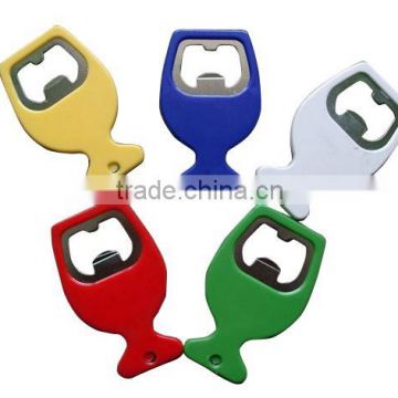 Fish Shape Beer Opener with different Colors and Logo available for Wholesale