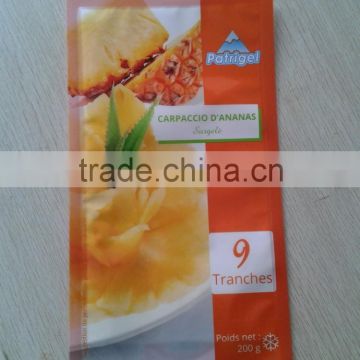 French market 200g frozen Ananas Packaging Bag