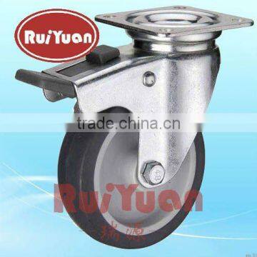 European type indoor PU chair caster wheels