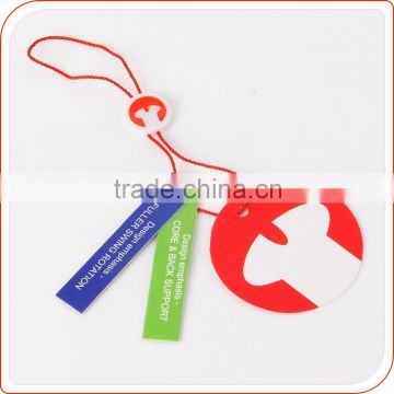 Custom Brand Clothing Printing Hang Card Tag with Label