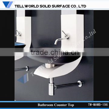 TW customized fancy design shape bathroom wash basins